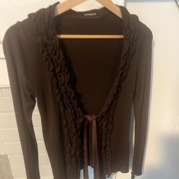 Smooph brown cardigan - Picture 1 of 3